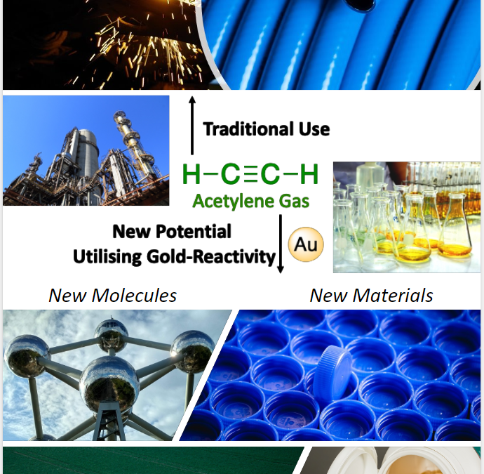 Gold(I)-Catalyzed Polymerization of Acetylene Gas