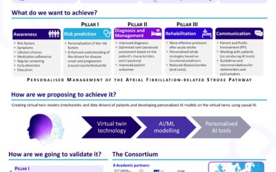 Health virtual twins for the personalised management of stroke related to atrial fibrillation (TARGET)