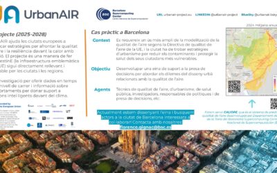 UrbanAIR: Simulació urbana per a estratègies de qualitat de l’aire i resiliència davant la calor